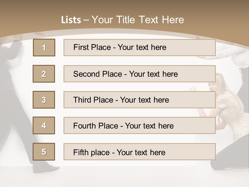 A Group Of People Standing Next To Each Other PowerPoint Template