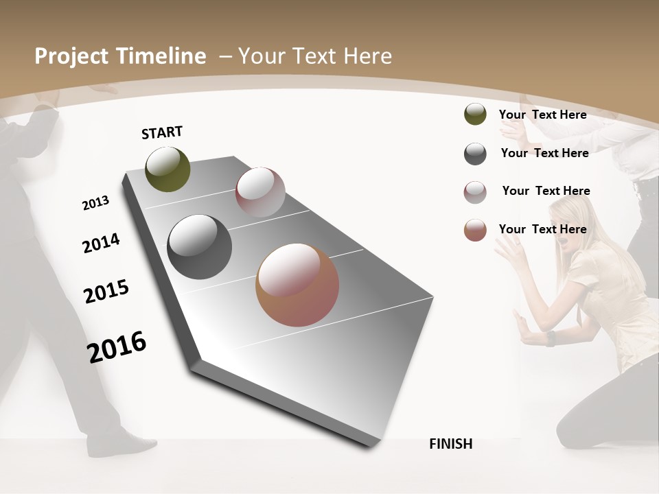 A Group Of People Standing Next To Each Other PowerPoint Template