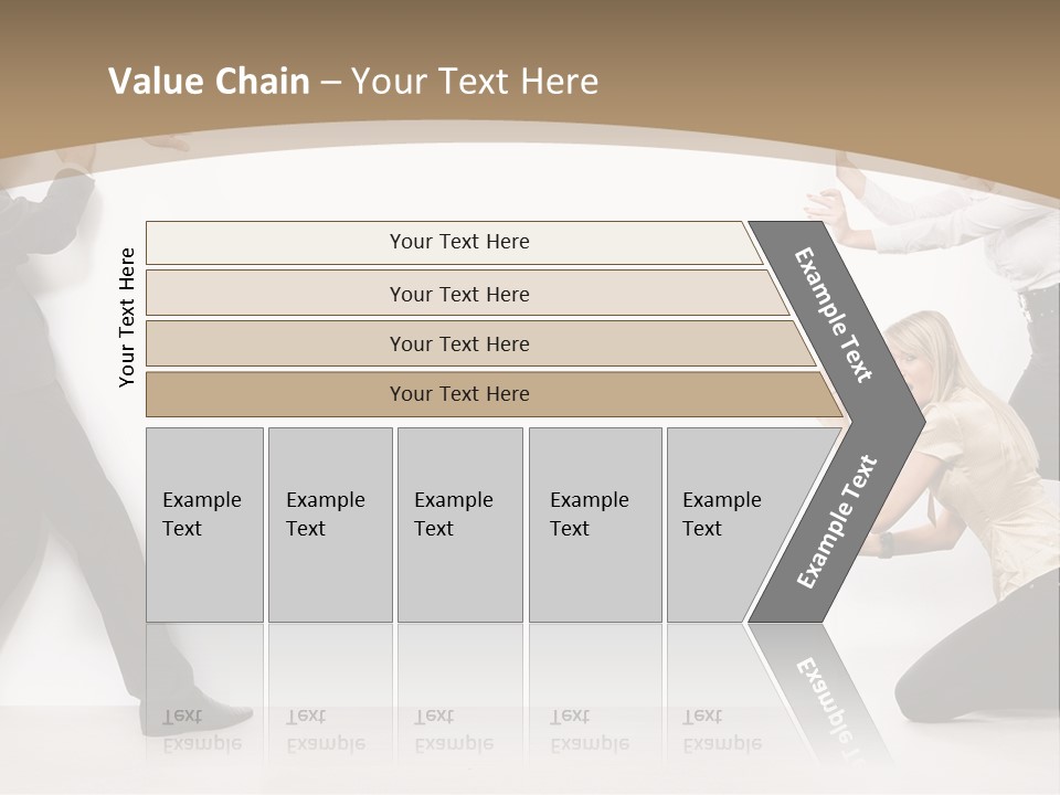 A Group Of People Standing Next To Each Other PowerPoint Template