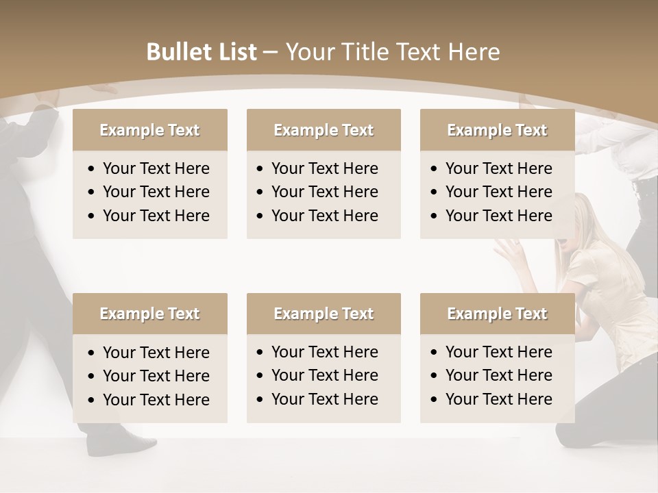 A Group Of People Standing Next To Each Other PowerPoint Template