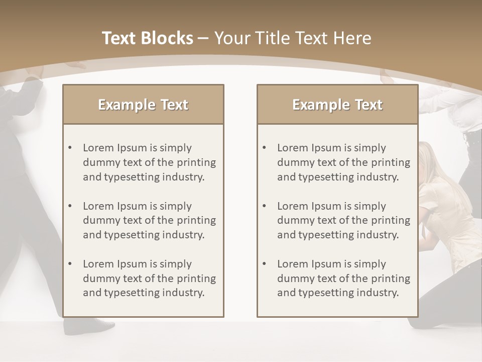A Group Of People Standing Next To Each Other PowerPoint Template