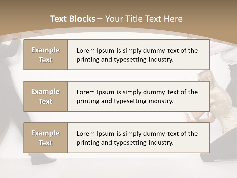 A Group Of People Standing Next To Each Other PowerPoint Template