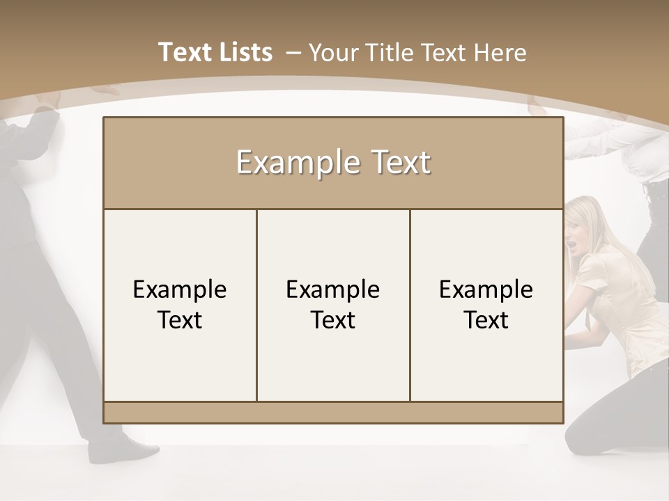 A Group Of People Standing Next To Each Other PowerPoint Template