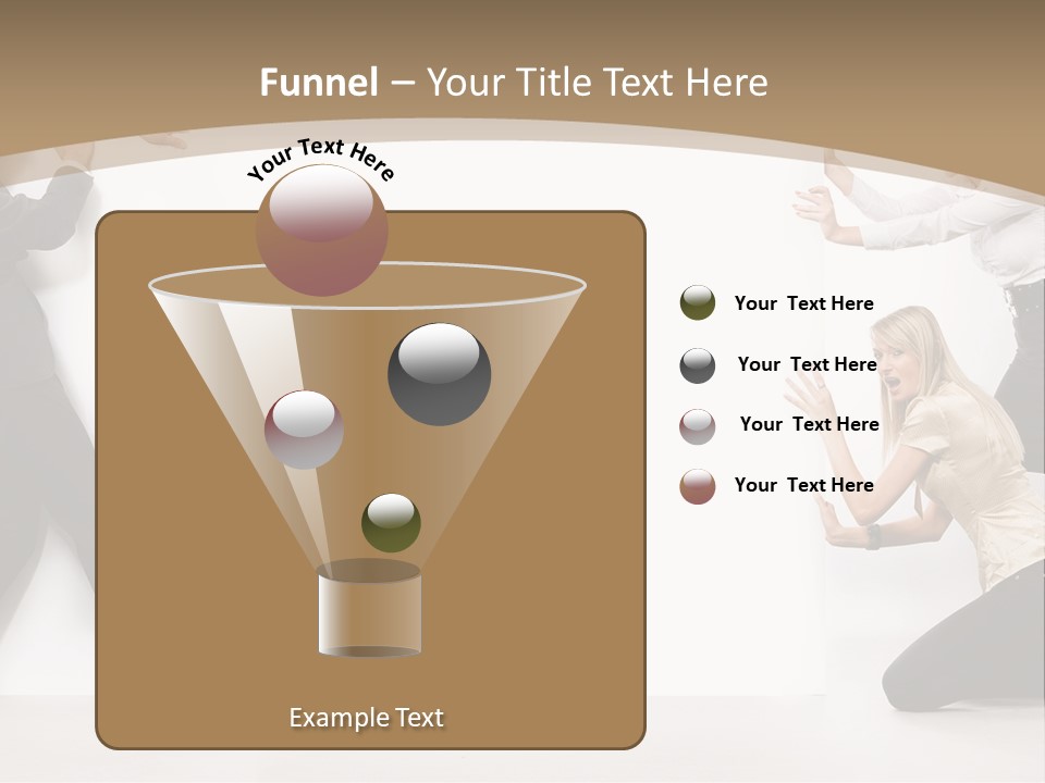 A Group Of People Standing Next To Each Other PowerPoint Template