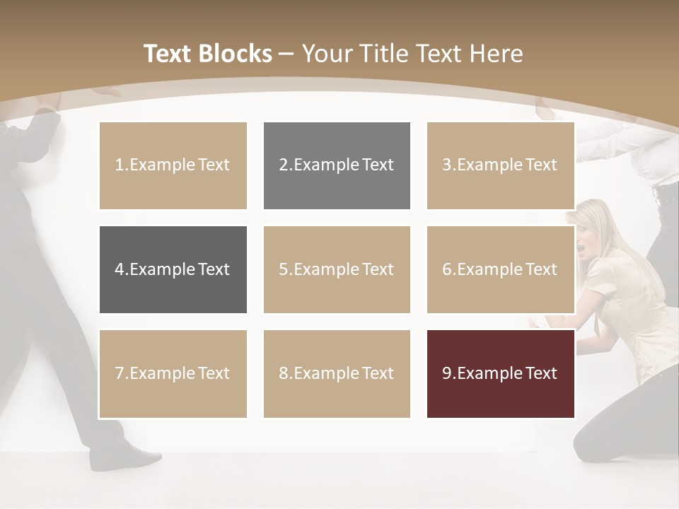 A Group Of People Standing Next To Each Other PowerPoint Template