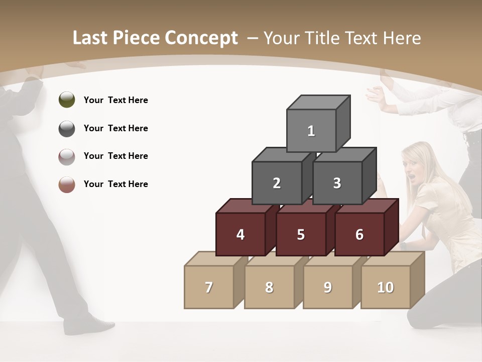 A Group Of People Standing Next To Each Other PowerPoint Template