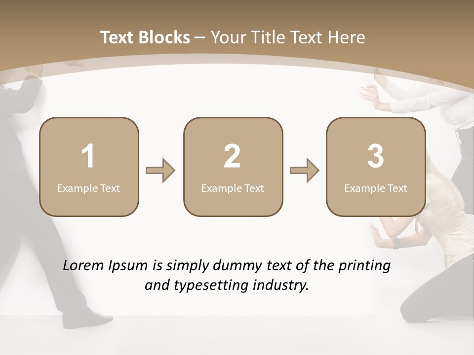 A Group Of People Standing Next To Each Other PowerPoint Template