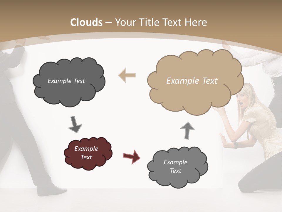 A Group Of People Standing Next To Each Other PowerPoint Template