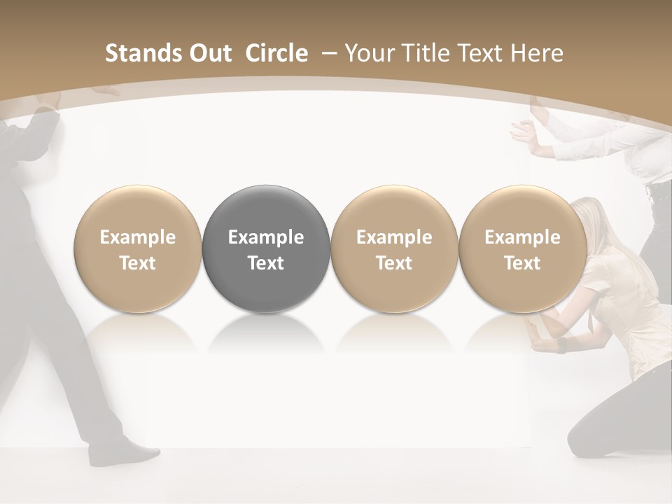 A Group Of People Standing Next To Each Other PowerPoint Template