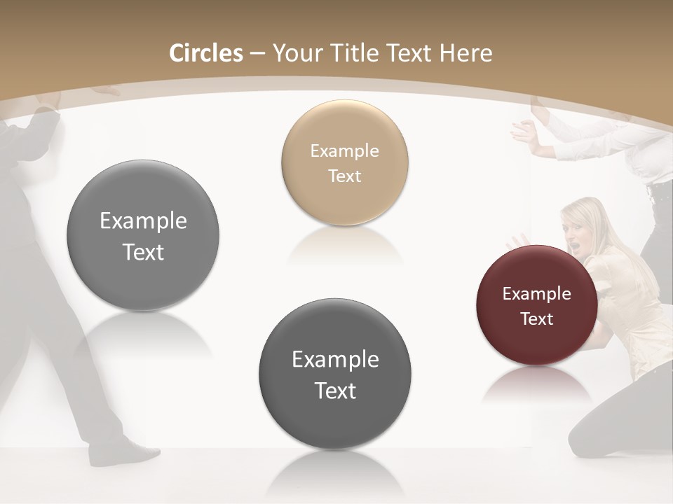 A Group Of People Standing Next To Each Other PowerPoint Template