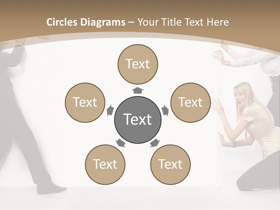 A Group Of People Standing Next To Each Other PowerPoint Template