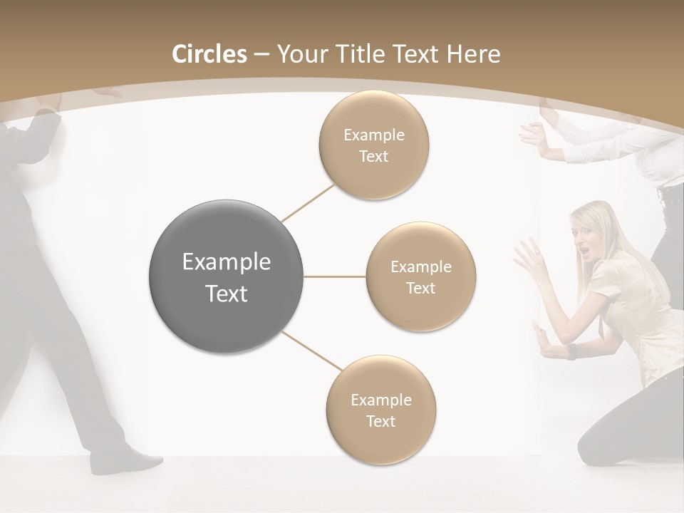 A Group Of People Standing Next To Each Other PowerPoint Template
