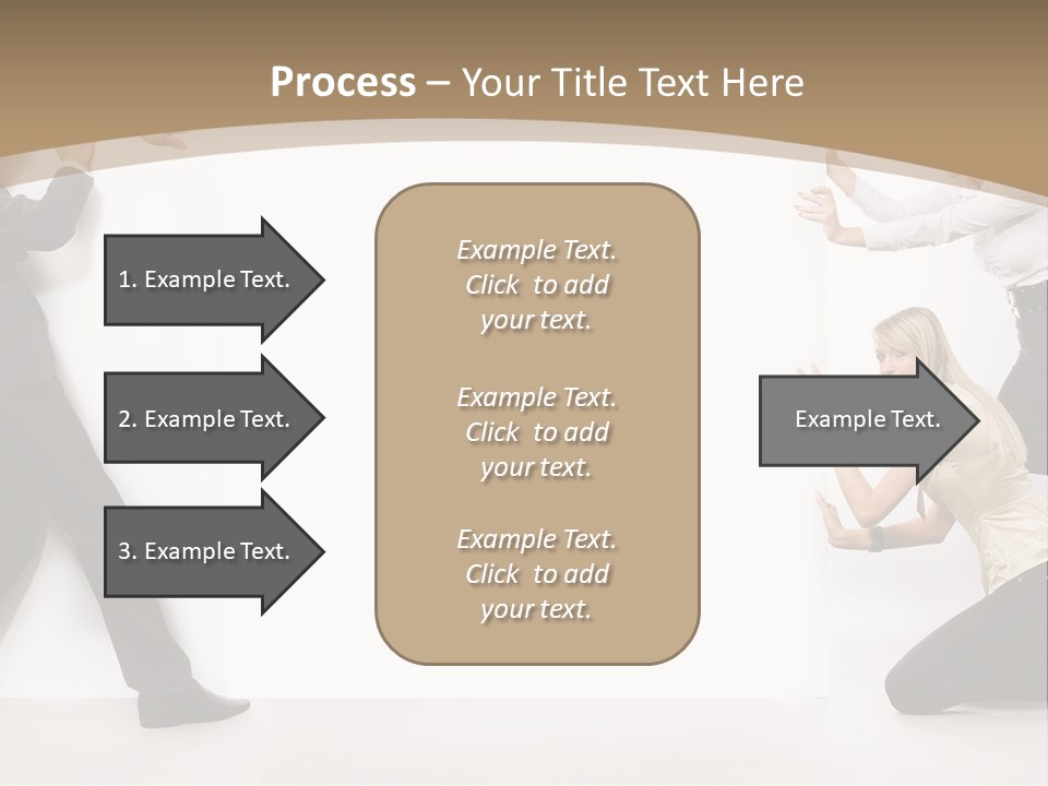 A Group Of People Standing Next To Each Other PowerPoint Template