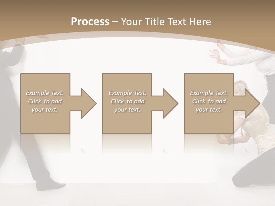 A Group Of People Standing Next To Each Other PowerPoint Template