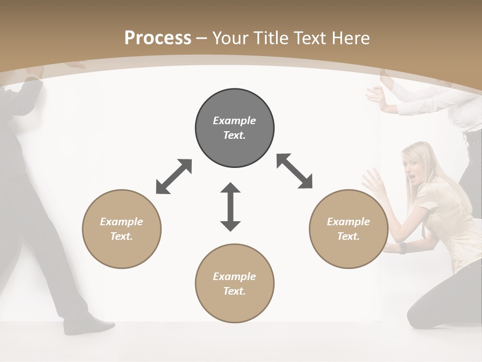 A Group Of People Standing Next To Each Other PowerPoint Template