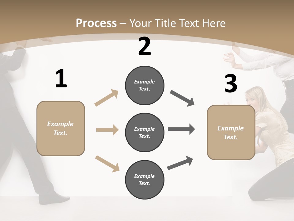 A Group Of People Standing Next To Each Other PowerPoint Template