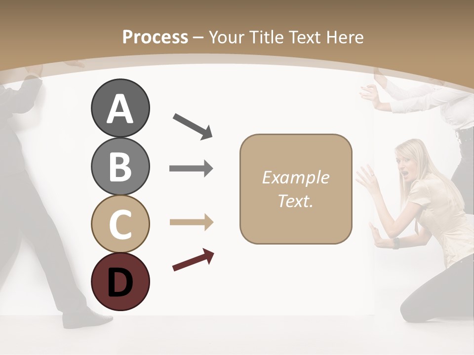 A Group Of People Standing Next To Each Other PowerPoint Template