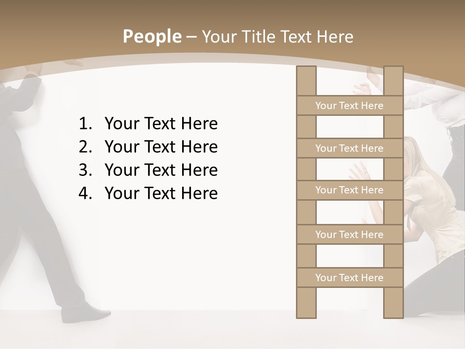 A Group Of People Standing Next To Each Other PowerPoint Template