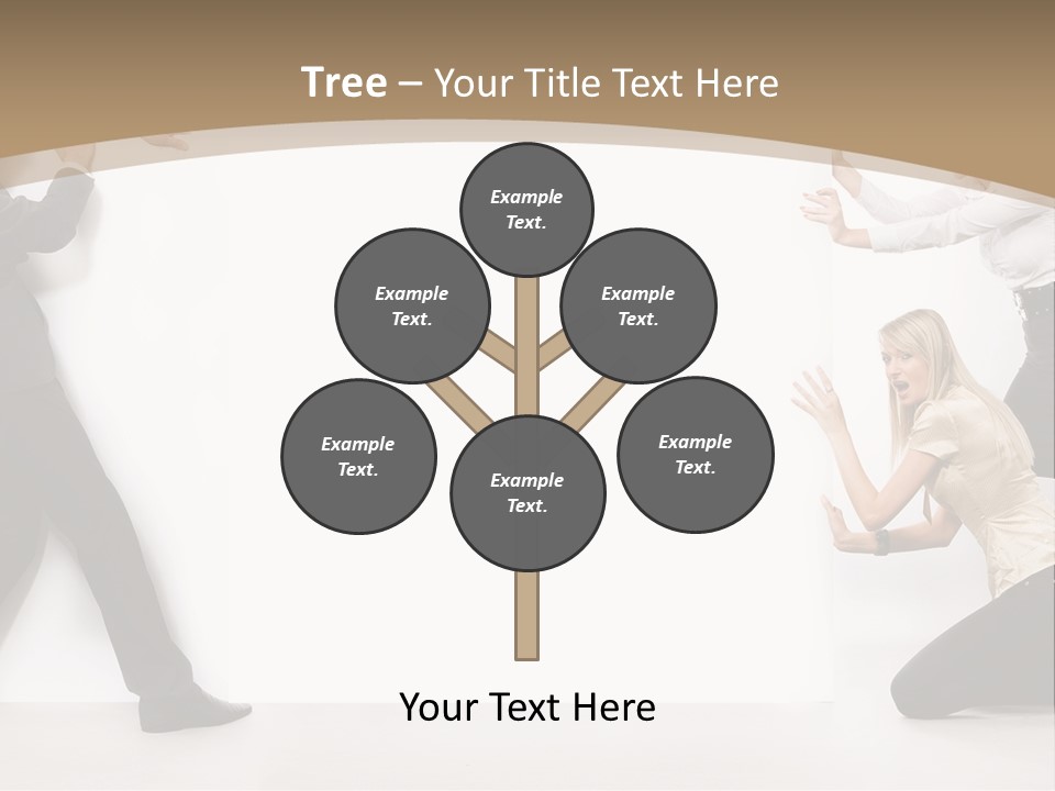 A Group Of People Standing Next To Each Other PowerPoint Template
