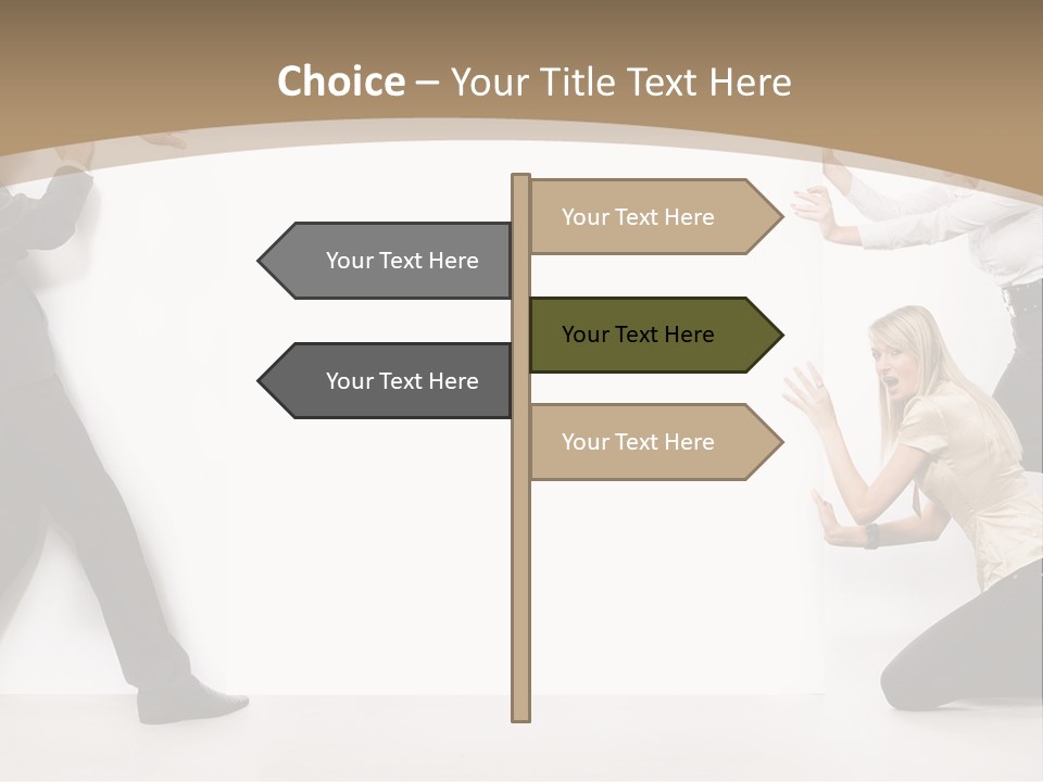 A Group Of People Standing Next To Each Other PowerPoint Template