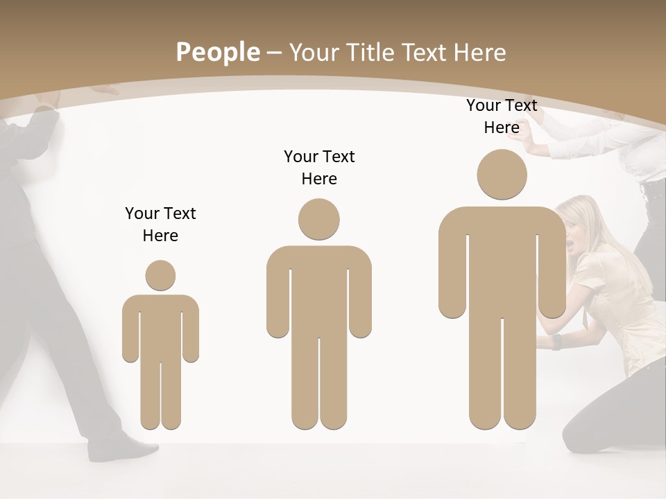 A Group Of People Standing Next To Each Other PowerPoint Template