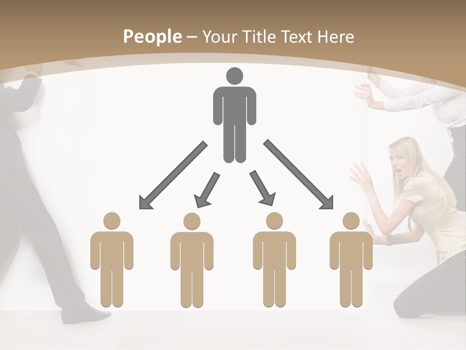 A Group Of People Standing Next To Each Other PowerPoint Template
