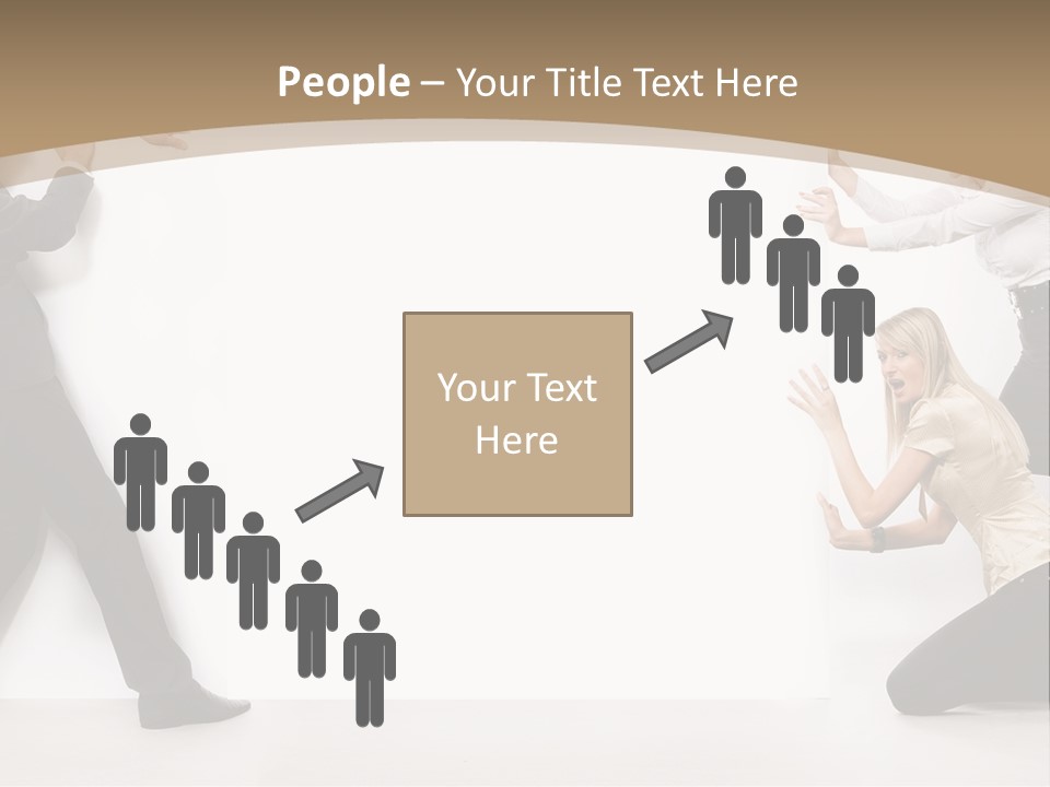 A Group Of People Standing Next To Each Other PowerPoint Template