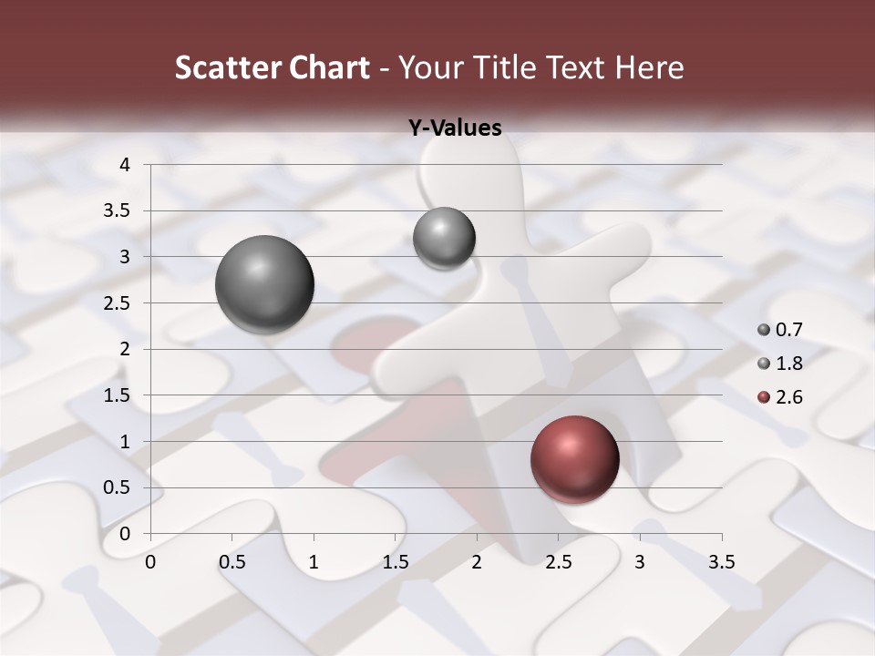 A Piece Of A Puzzle Sitting On Top Of A Table PowerPoint Template