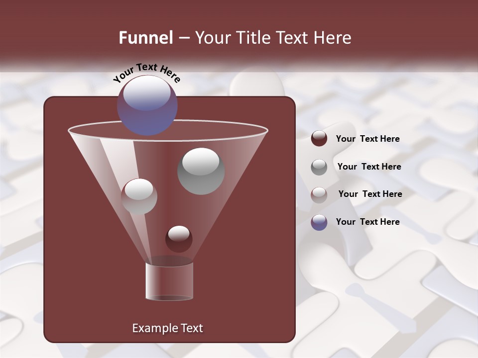 A Piece Of A Puzzle Sitting On Top Of A Table PowerPoint Template