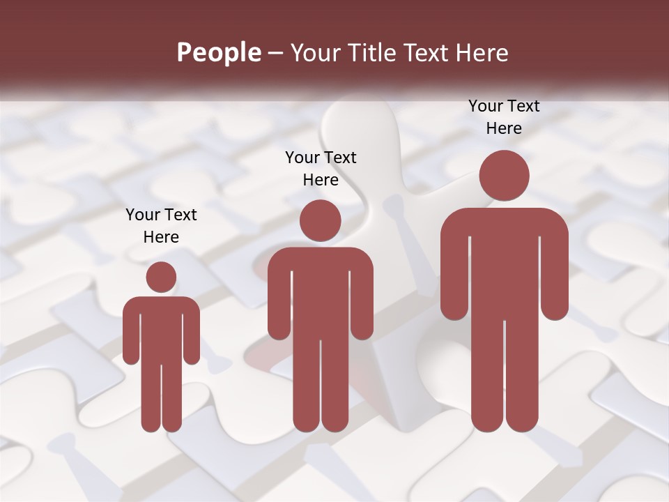 A Piece Of A Puzzle Sitting On Top Of A Table PowerPoint Template