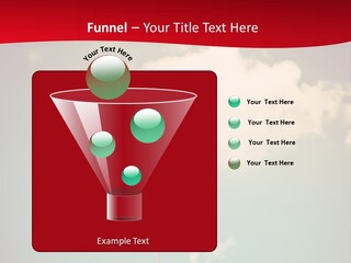 A Red Heart Shaped Balloon Floating In The Air PowerPoint Template