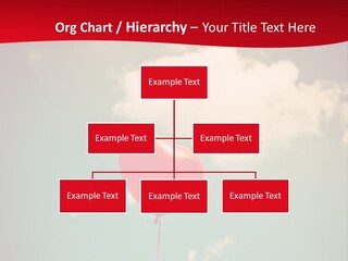 A Red Heart Shaped Balloon Floating In The Air PowerPoint Template