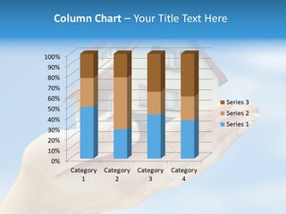 A Person Holding A Small Model House In Their Hand PowerPoint Template