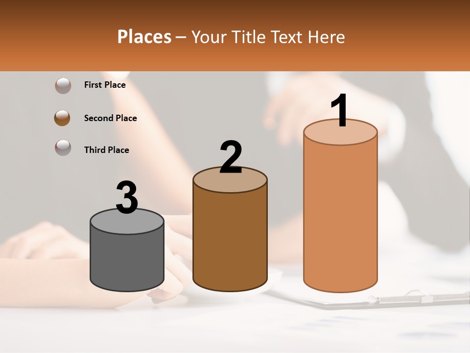 A Couple Of People Sitting At A Table With A Cup PowerPoint Template