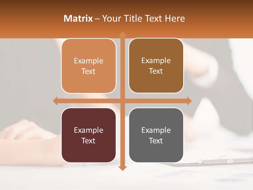 A Couple Of People Sitting At A Table With A Cup PowerPoint Template