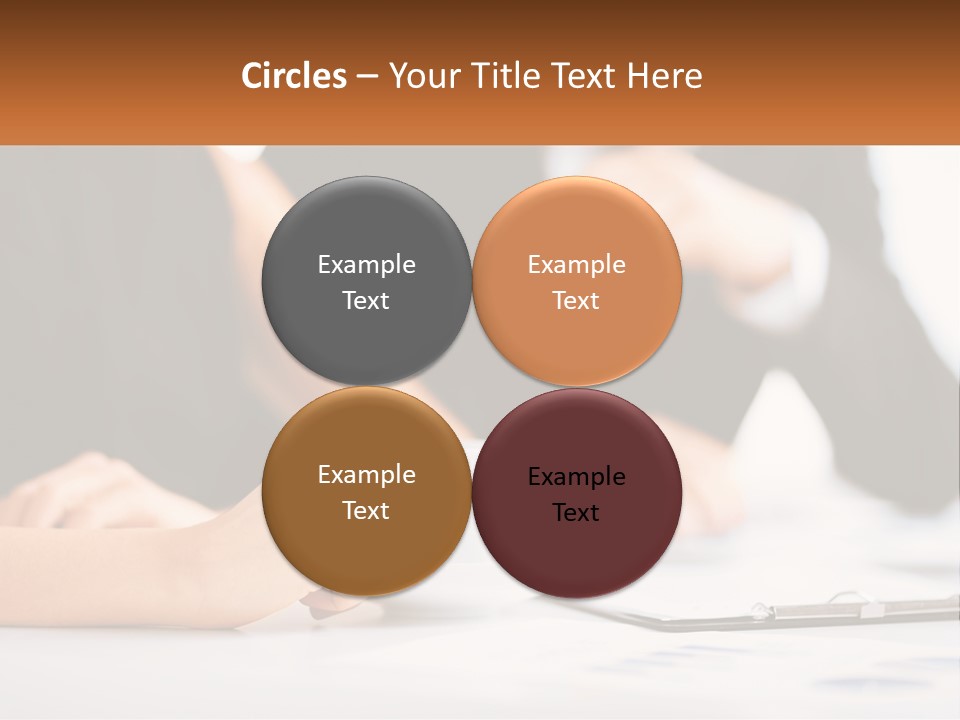 A Couple Of People Sitting At A Table With A Cup PowerPoint Template