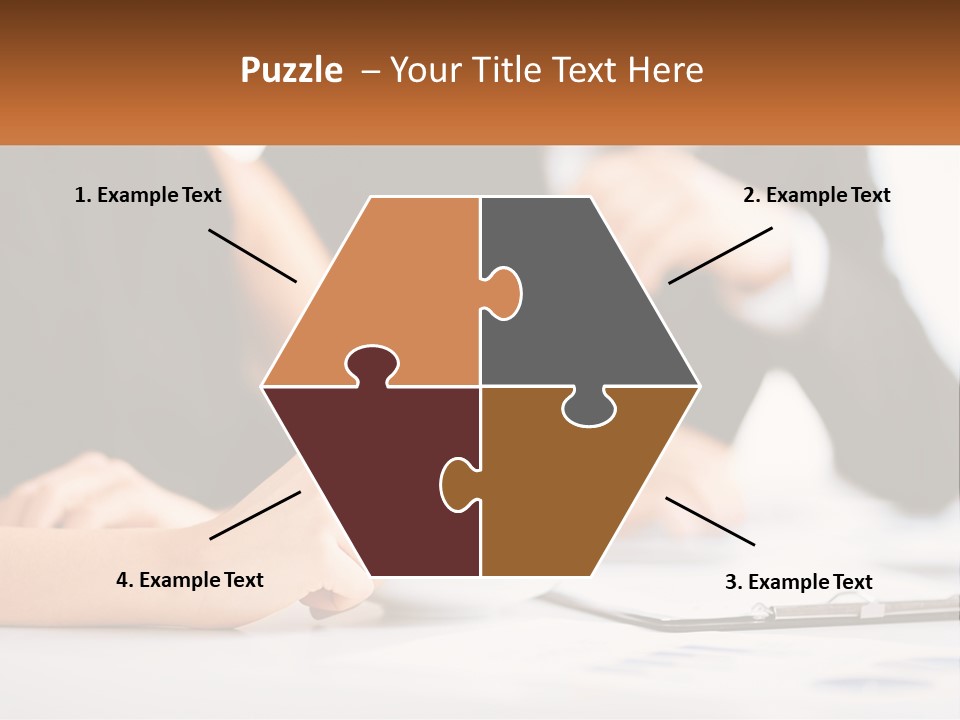 A Couple Of People Sitting At A Table With A Cup PowerPoint Template