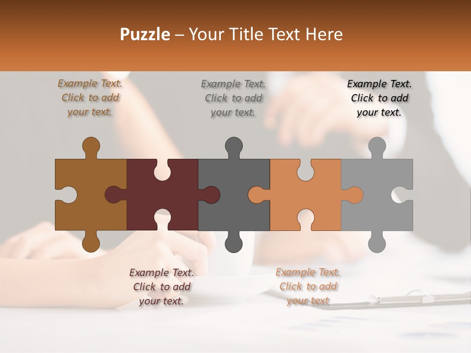 A Couple Of People Sitting At A Table With A Cup PowerPoint Template