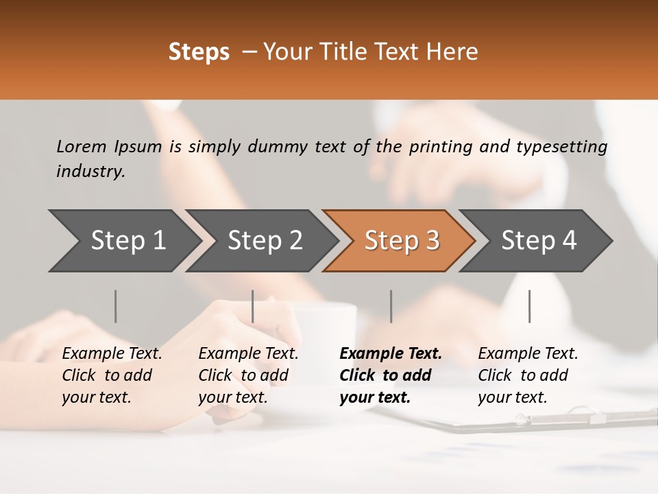 A Couple Of People Sitting At A Table With A Cup PowerPoint Template
