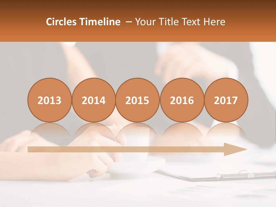 A Couple Of People Sitting At A Table With A Cup PowerPoint Template