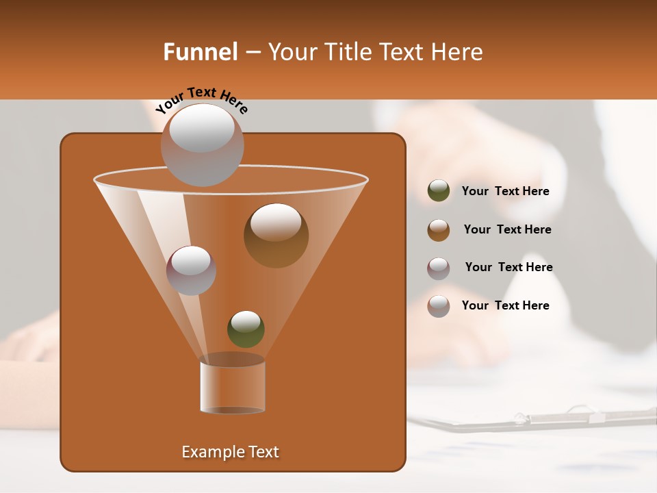 A Couple Of People Sitting At A Table With A Cup PowerPoint Template