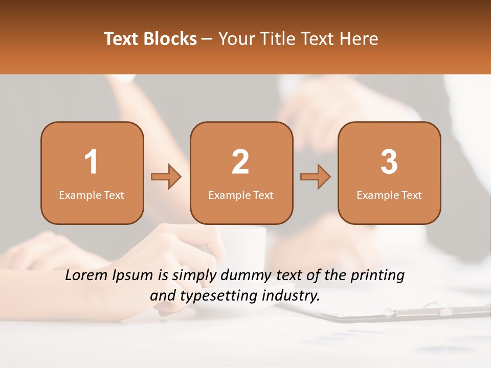 A Couple Of People Sitting At A Table With A Cup PowerPoint Template