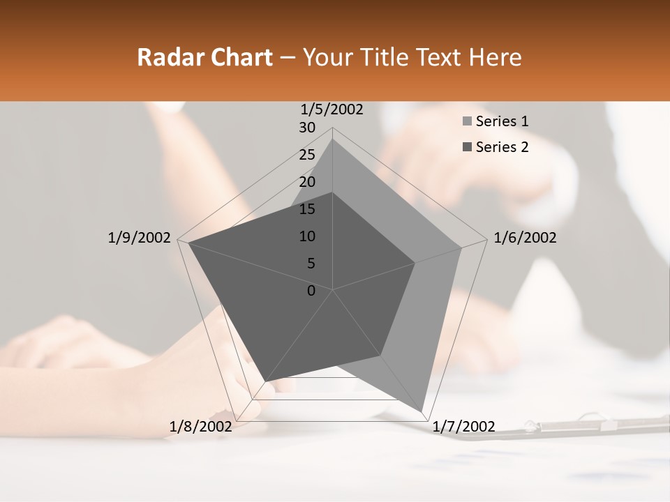 A Couple Of People Sitting At A Table With A Cup PowerPoint Template