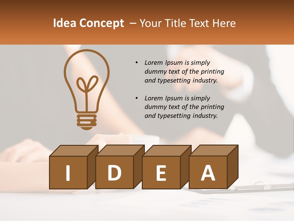 A Couple Of People Sitting At A Table With A Cup PowerPoint Template