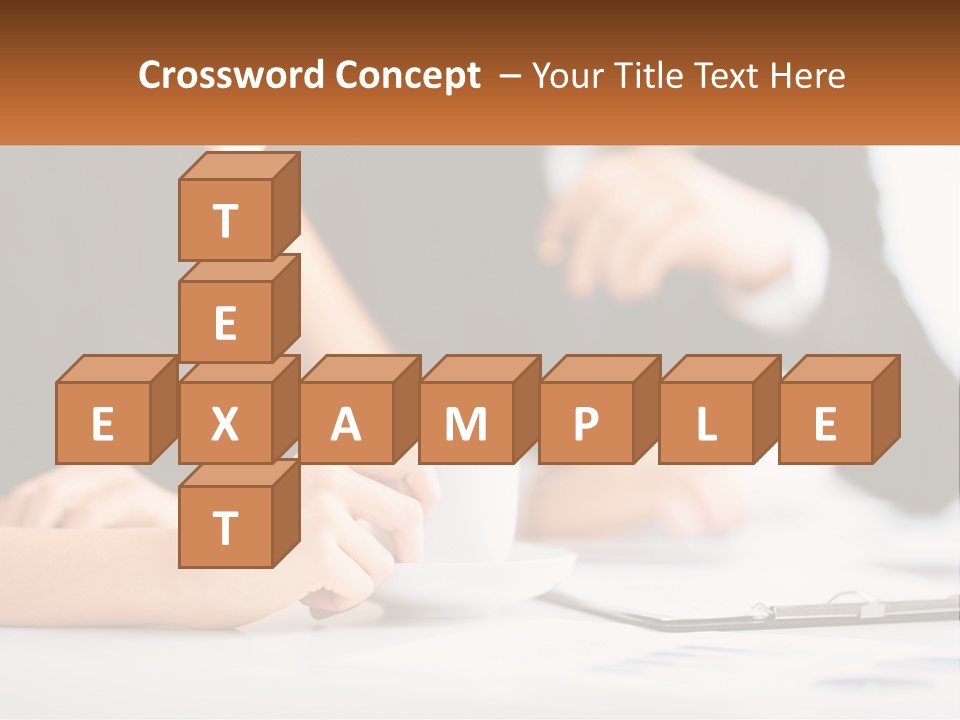 A Couple Of People Sitting At A Table With A Cup PowerPoint Template