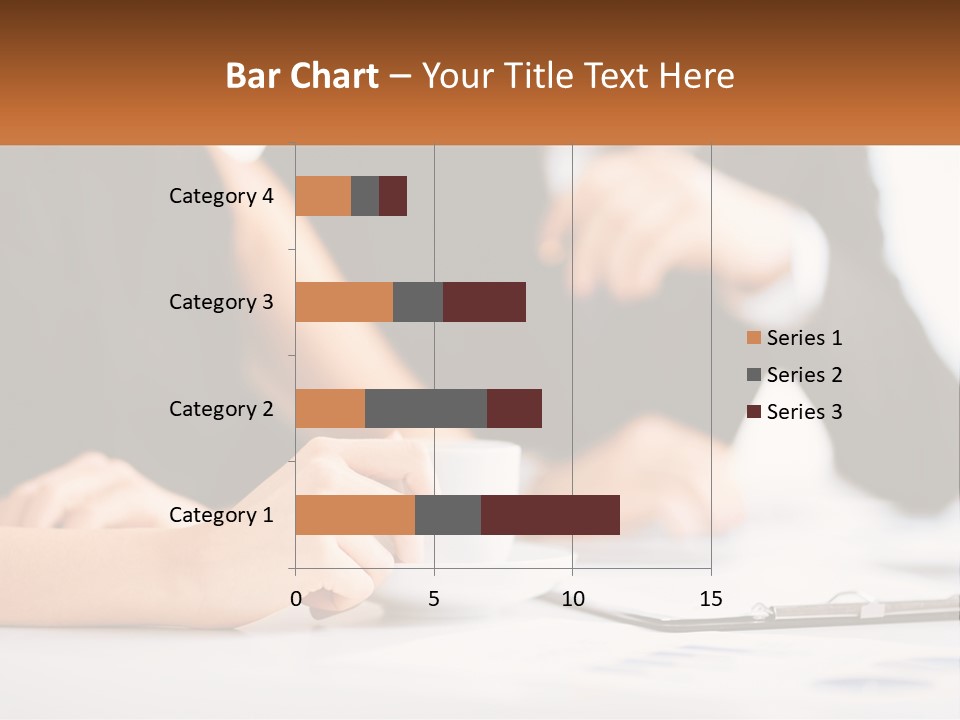 A Couple Of People Sitting At A Table With A Cup PowerPoint Template
