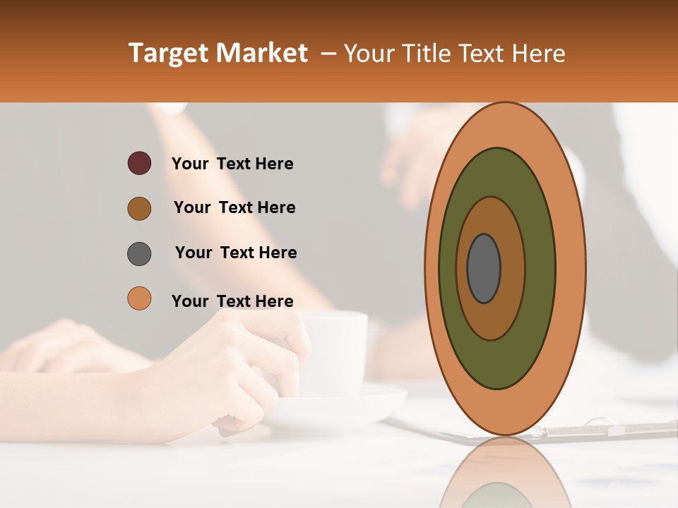 A Couple Of People Sitting At A Table With A Cup PowerPoint Template