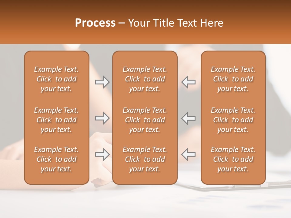 A Couple Of People Sitting At A Table With A Cup PowerPoint Template