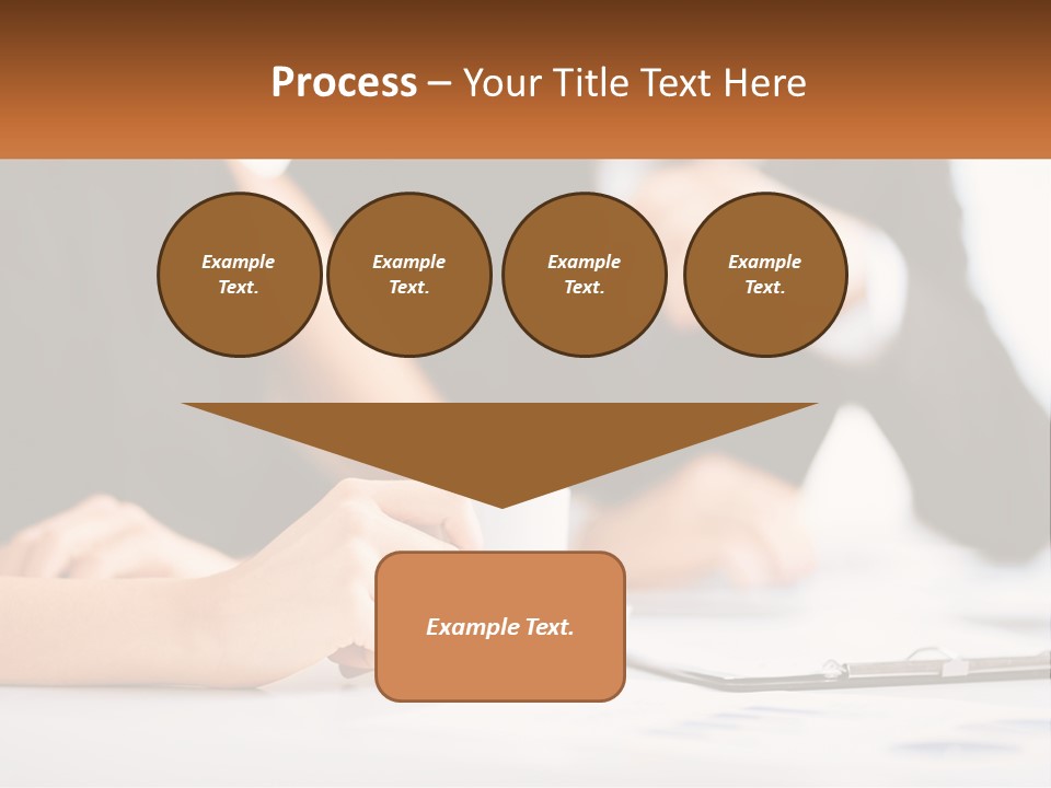 A Couple Of People Sitting At A Table With A Cup PowerPoint Template