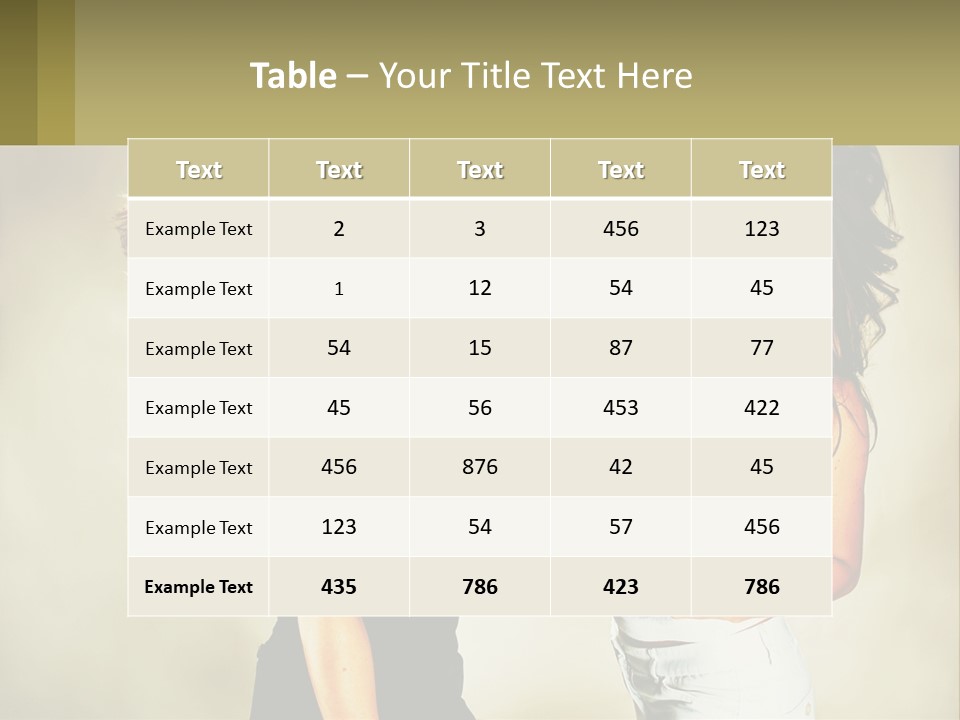 Two Young Women Fighting Over A White Background PowerPoint Template